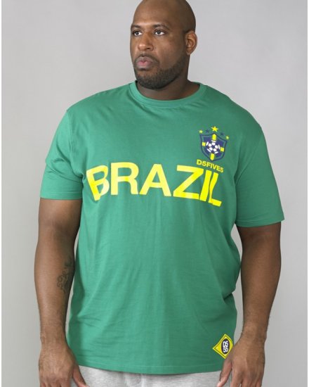D555 Ricardo T-shirt Green - Magliette - Magliette Uomo Taglie Forti