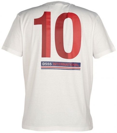 D555 Leon T-shirt White - Magliette - Magliette Uomo Taglie Forti