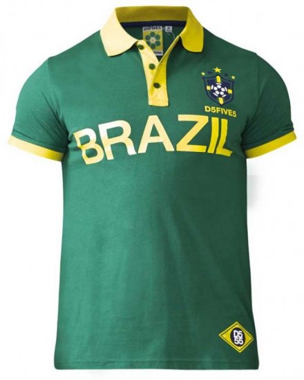 D555 Silva Polo Green - Polo - Polo Uomo Taglie Forti