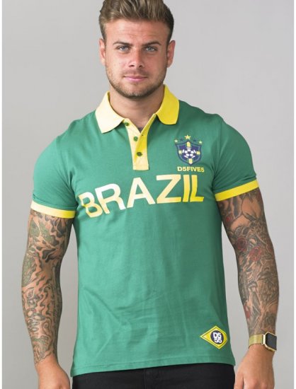 D555 Silva Polo Green - Polo - Polo Uomo Taglie Forti
