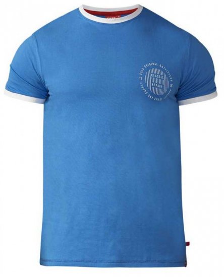 D555 Otis T-shirt Blue - Magliette - Magliette Uomo Taglie Forti