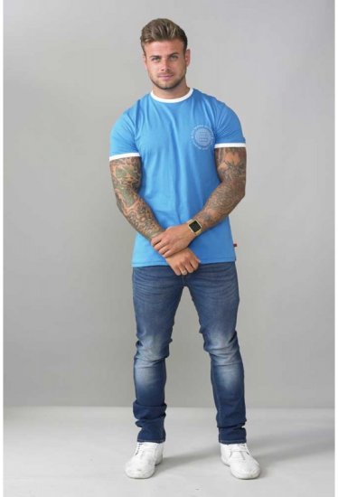 D555 Otis T-shirt Blue - Magliette - Magliette Uomo Taglie Forti