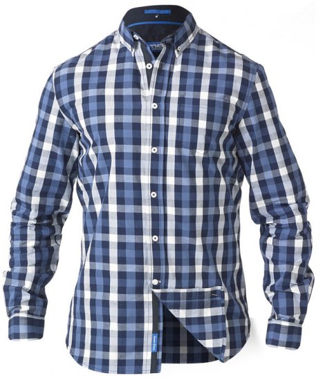 D555 Webber LS Shirt - Camicie - Camicie Taglie Forti Uomo