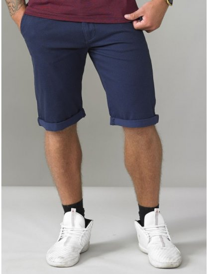 D555 Rupert Shorts Navy - Shorts - Pantaloncini Uomo Taglie Forti