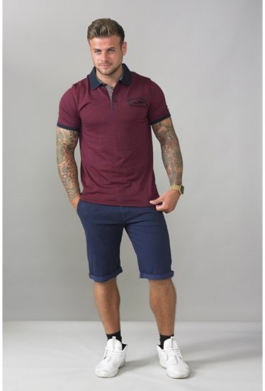 D555 Rupert Shorts Navy - Shorts - Pantaloncini Uomo Taglie Forti