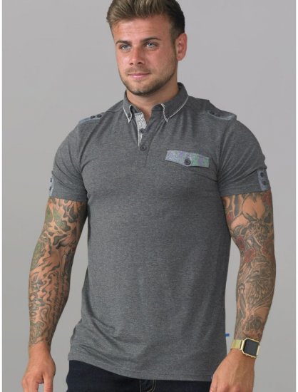 D555 Hogan Polo Charcoal - Polo - Polo Uomo Taglie Forti