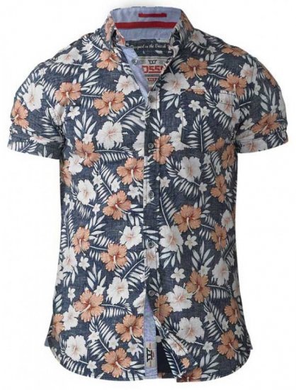 D555 Huxley Hawaii Shirt - Camicie - Camicie Taglie Forti Uomo