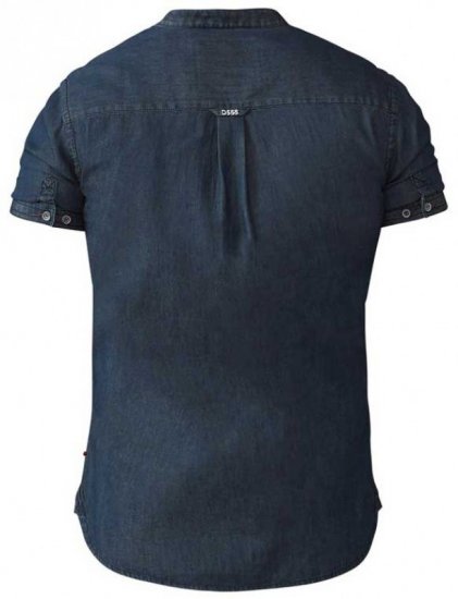 D555 Astra Short Sleeve Denim Shirt - Camicie - Camicie Taglie Forti Uomo
