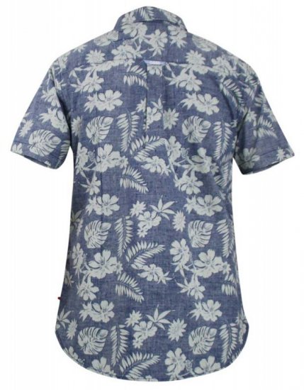D555 Oswald Short Sleeve Hawaii Shirt - Camicie - Camicie Taglie Forti Uomo