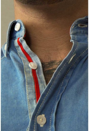 D555 Nathan Short Sleeve Shirt Blue - Camicie - Camicie Taglie Forti Uomo