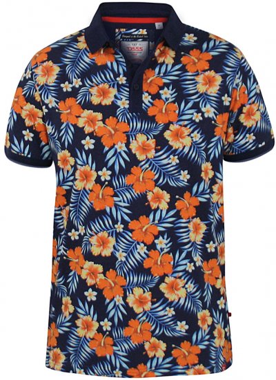 D555 Cyprus Hawaii Polo Shirt - Polo - Polo Uomo Taglie Forti