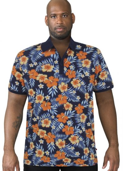 D555 Cyprus Hawaii Polo Shirt - Polo - Polo Uomo Taglie Forti