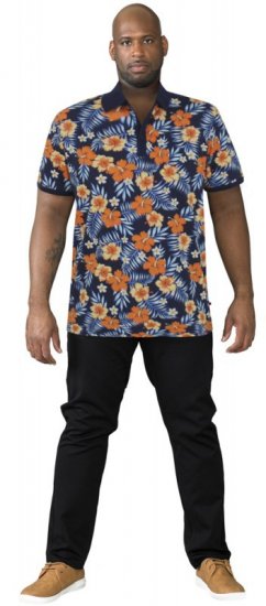 D555 Cyprus Hawaii Polo Shirt - Polo - Polo Uomo Taglie Forti