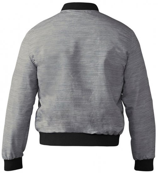 D555 Lou Bomber Jacket Grey - Giubbotti - Giubbotti Uomo Taglie Forti