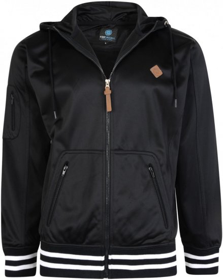 Kam Jeans 799 Tricot Hoody Black - Felpe & felpe con cappuccio - Felpe & Felpe con Cappuccio Uomo Taglie Forti