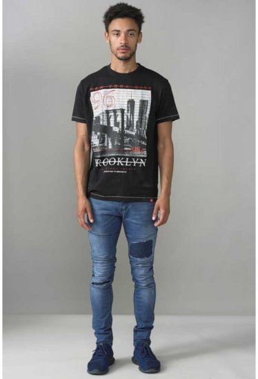 D555 Cain T-shirt Black - Magliette - Magliette Uomo Taglie Forti