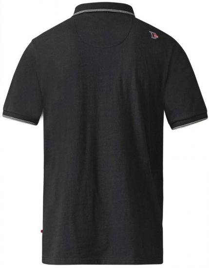 D555 Cecil Polo Black - Polo - Polo Uomo Taglie Forti