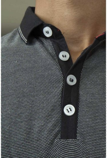 D555 Cecil Polo Black - Polo - Polo Uomo Taglie Forti