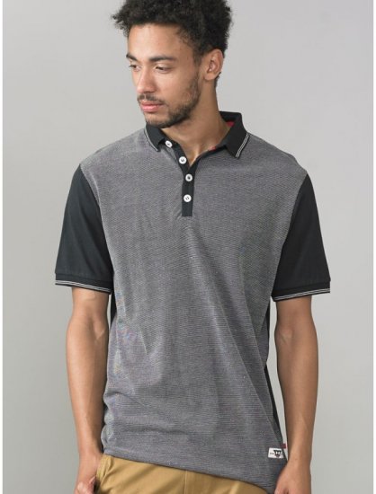D555 Cecil Polo Black - Polo - Polo Uomo Taglie Forti