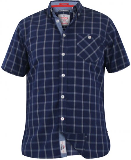 D555 Liberty Short Sleeve Shirt & T-shirt Combo - Camicie - Camicie Taglie Forti Uomo