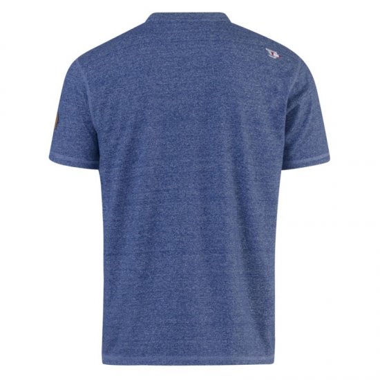 D555 Daniel Grandad T-shirt Denim - Magliette - Magliette Uomo Taglie Forti