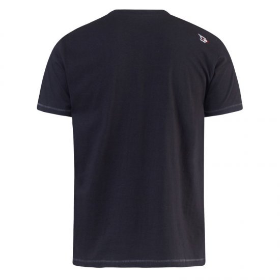 D555 Phillip T-shirt Black - Magliette - Magliette Uomo Taglie Forti