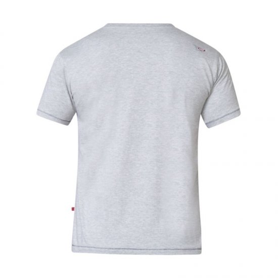 D555 Phillip T-shirt Grey - Magliette - Magliette Uomo Taglie Forti