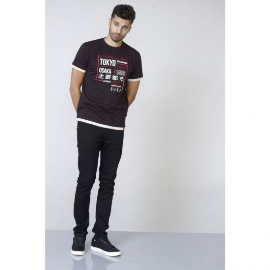 D555 Merlin T-shirt Black - Magliette - Magliette Uomo Taglie Forti