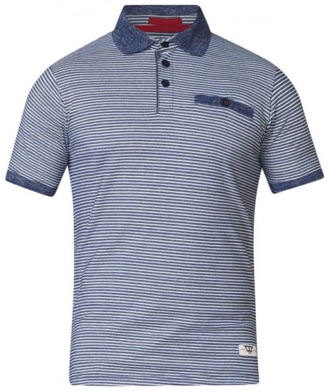 D555 Tyrone Polo Blue - Polo - Polo Uomo Taglie Forti