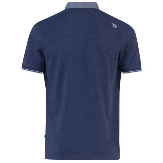 D555 Brent Polo Denim Blue - Polo - Polo Uomo Taglie Forti