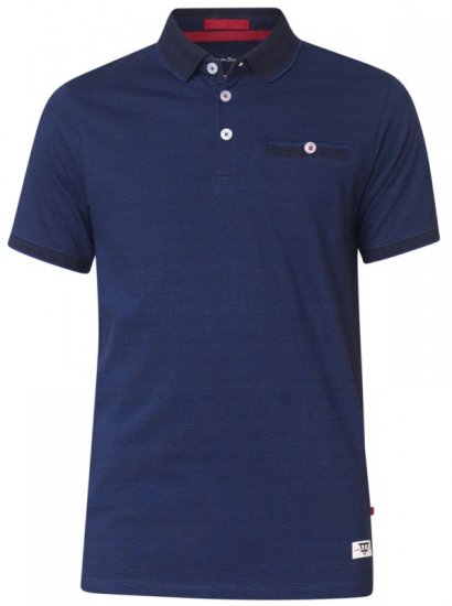 D555 Jerell Polo Navy - Polo - Polo Uomo Taglie Forti