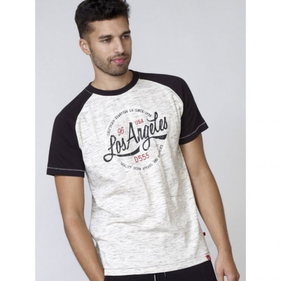 D555 Judson T-shirt Grey - Magliette - Magliette Uomo Taglie Forti