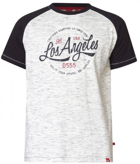 D555 Judson T-shirt Grey - Magliette - Magliette Uomo Taglie Forti