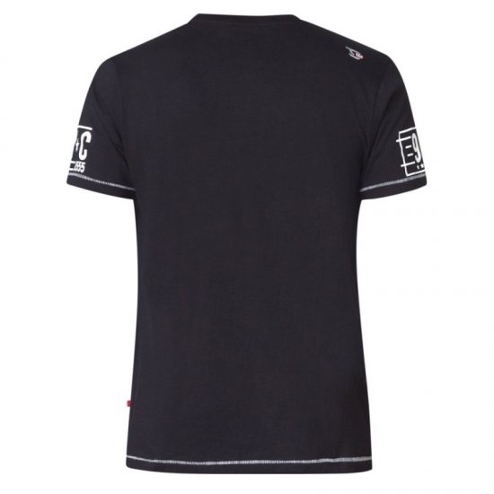 D555 Ethan T-shirt Black - Magliette - Magliette Uomo Taglie Forti