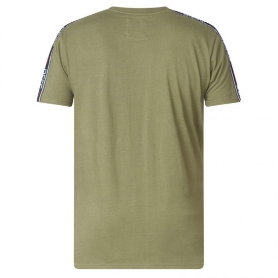 D555 Kambria Couture T-shirt Khaki - Magliette - Magliette Uomo Taglie Forti