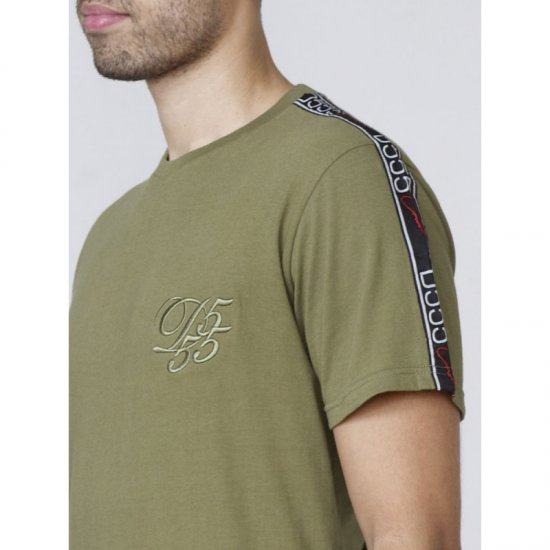 D555 Kambria Couture T-shirt Khaki - Magliette - Magliette Uomo Taglie Forti