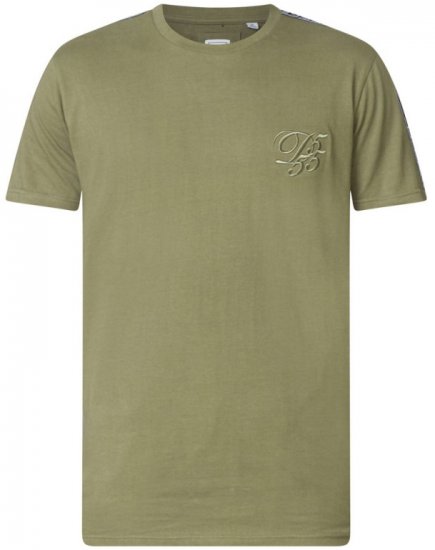 D555 Kambria Couture T-shirt Khaki - Magliette - Magliette Uomo Taglie Forti