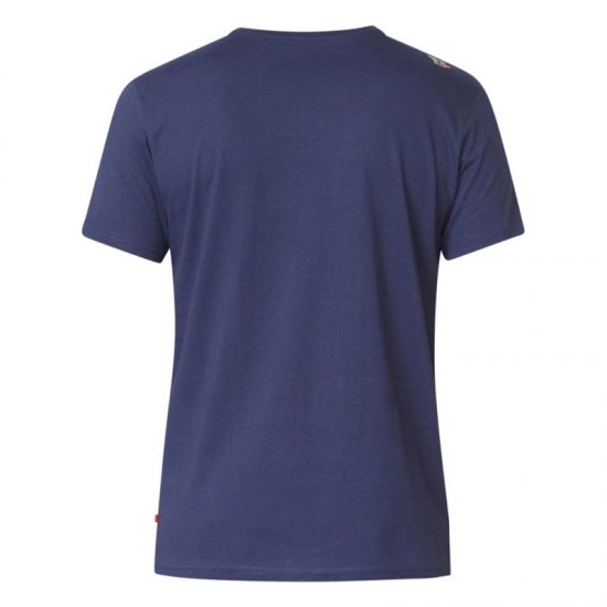 D555 Kenton T-shirt Navy - Magliette - Magliette Uomo Taglie Forti