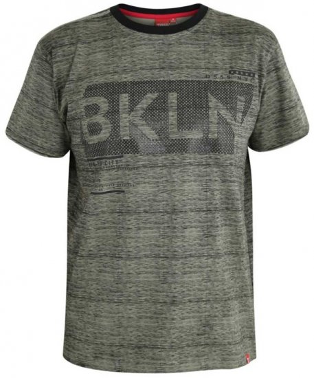 D555 NewYork Brooklyn T-shirt Khaki - Magliette - Magliette Uomo Taglie Forti