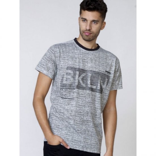 D555 NewYork Brooklyn T-shirt Black - Magliette - Magliette Uomo Taglie Forti
