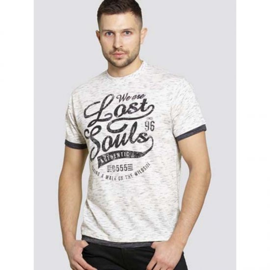 D555 Maiden T-shirt Off White - Magliette - Magliette Uomo Taglie Forti
