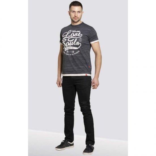 D555 Maiden T-shirt Black - Magliette - Magliette Uomo Taglie Forti