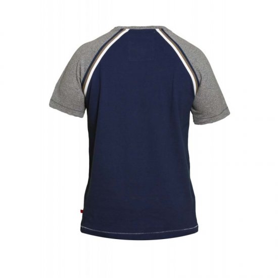 D555 Ashburn T-shirt Navy - Magliette - Magliette Uomo Taglie Forti