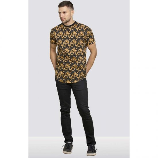 D555 Dave Couture T-shirt Black - Magliette - Magliette Uomo Taglie Forti