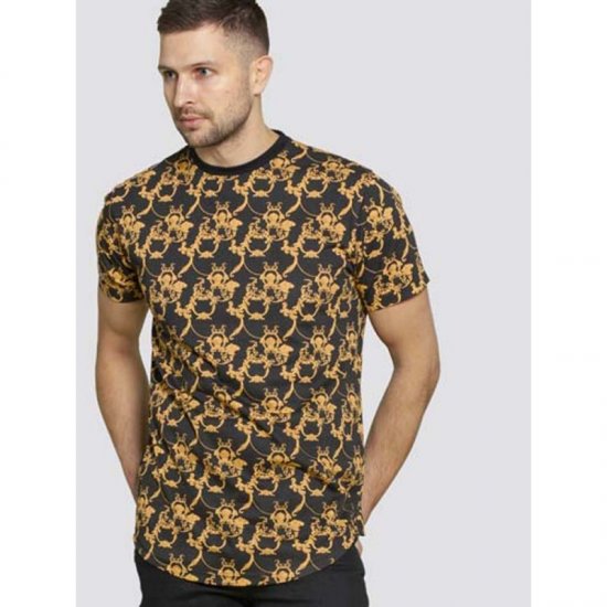 D555 Dave Couture T-shirt Black - Magliette - Magliette Uomo Taglie Forti