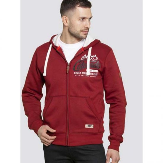 D555 Durham Hoodie Red - Felpe & felpe con cappuccio - Felpe & Felpe con Cappuccio Uomo Taglie Forti