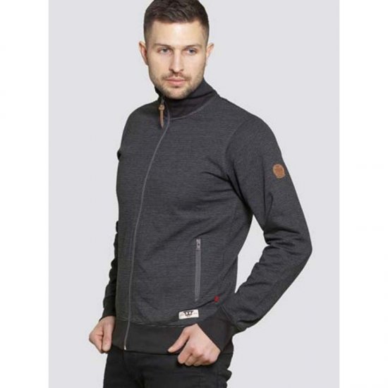 D555 Buxton Full Zip Sweatshirt Black - Felpe & felpe con cappuccio - Felpe & Felpe con Cappuccio Uomo Taglie Forti