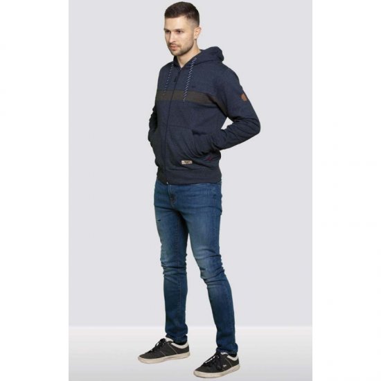 D555 Louisiana Hoodie Navy - Felpe & felpe con cappuccio - Felpe & Felpe con Cappuccio Uomo Taglie Forti