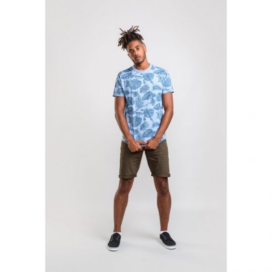 D555 Seymour T-shirt Blue - Magliette - Magliette Uomo Taglie Forti