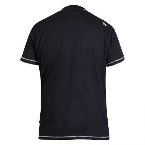 D555 Walton T-shirt Black - Magliette - Magliette Uomo Taglie Forti